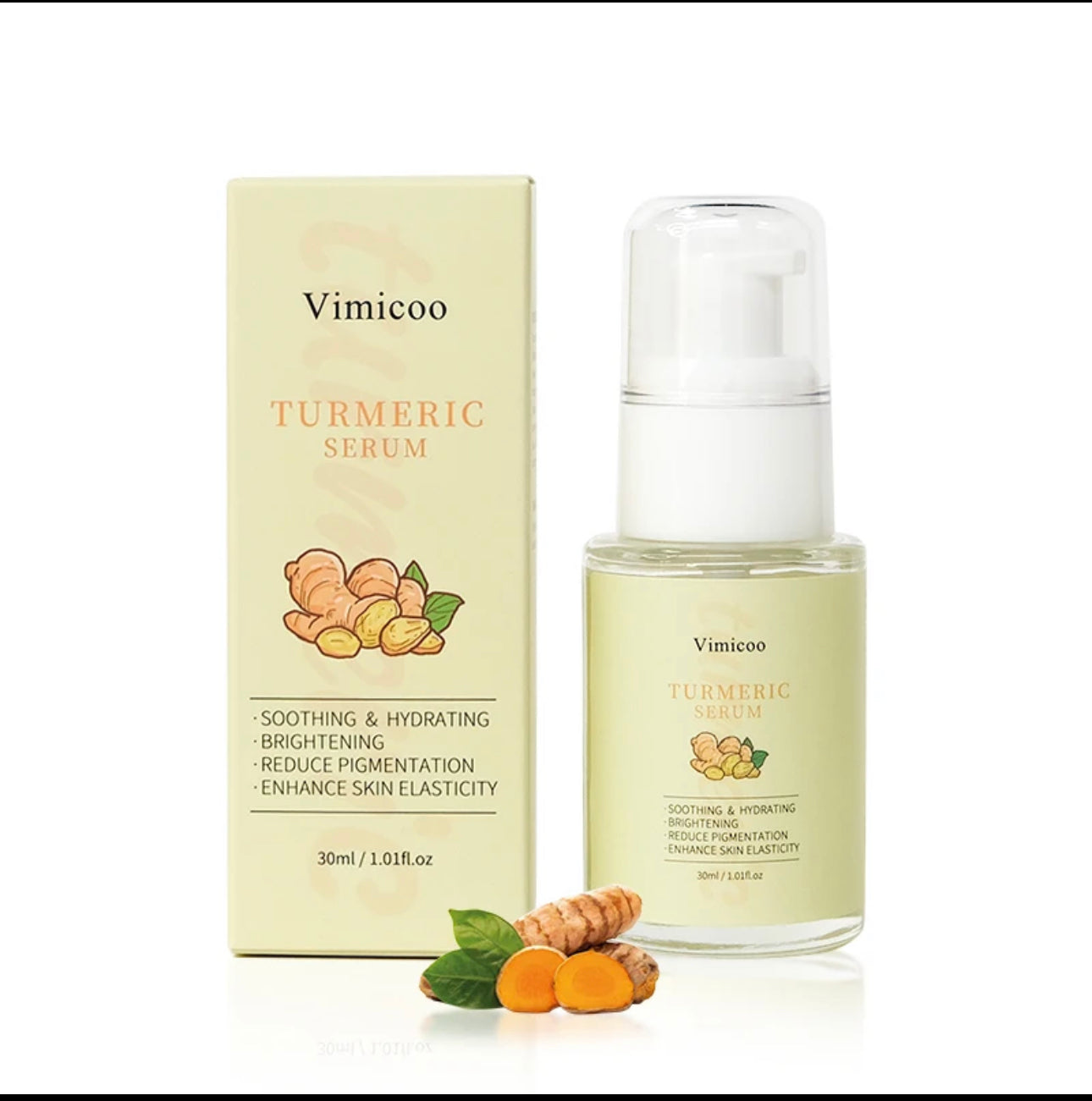 Turmeric Facial Serum Anti-Aging Anti-inflammation, Anti-bacterial effects Facial Beauty Care